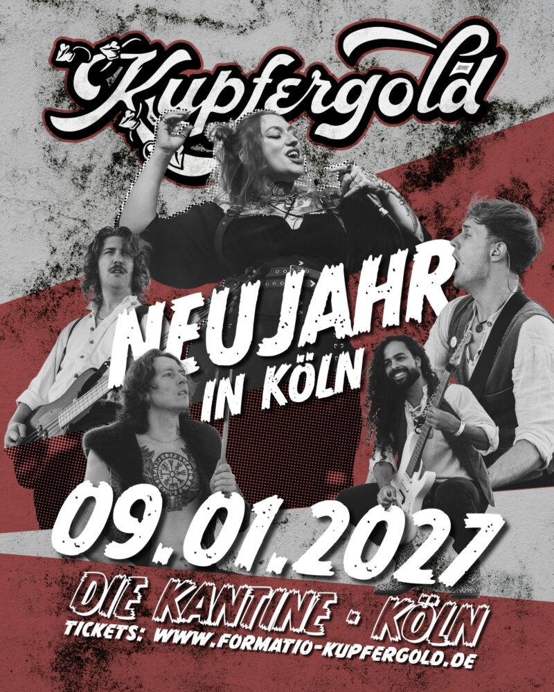 Kupfergold Neujahr in Köln 2027